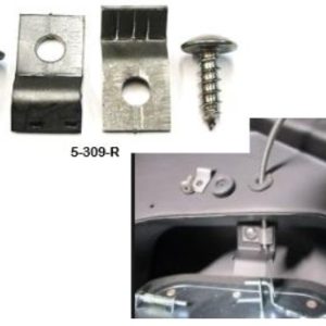55-59 Cowl Vent Cable Retainers - pair (#5-309-R)