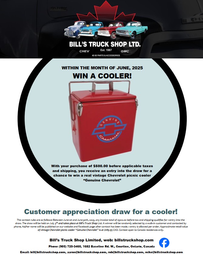 Win a Cooler June 2025